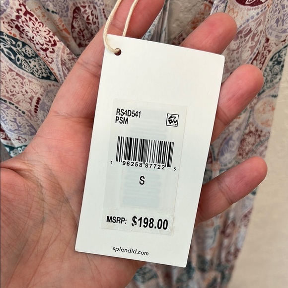 Splendid Gisella Printed Tie-Waist Maxi Dress - Picture 9 of 11